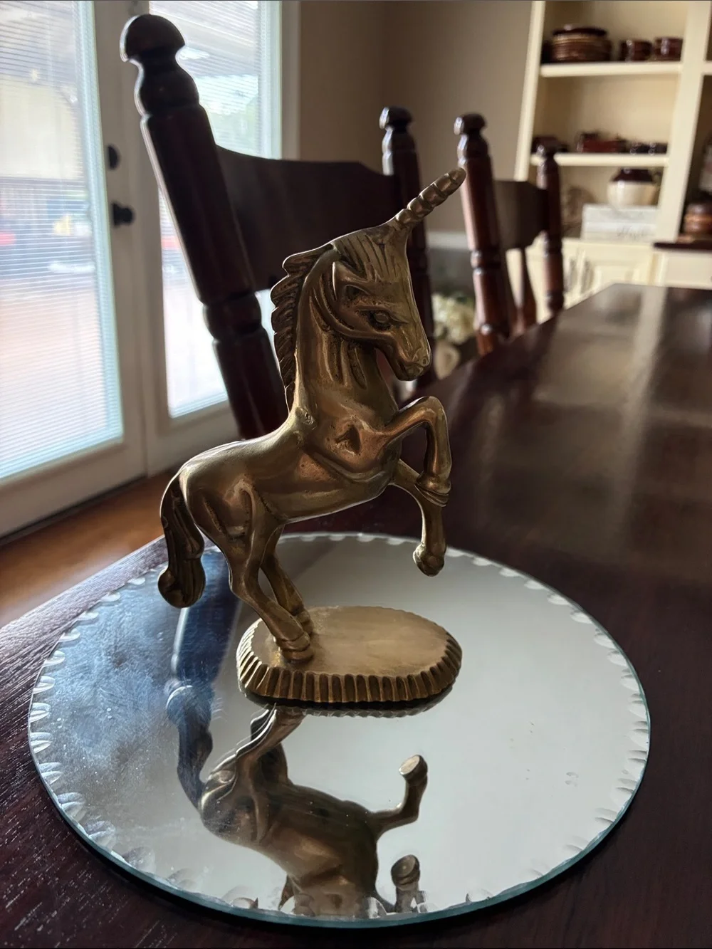 Vintage Solid Brass Unicorn